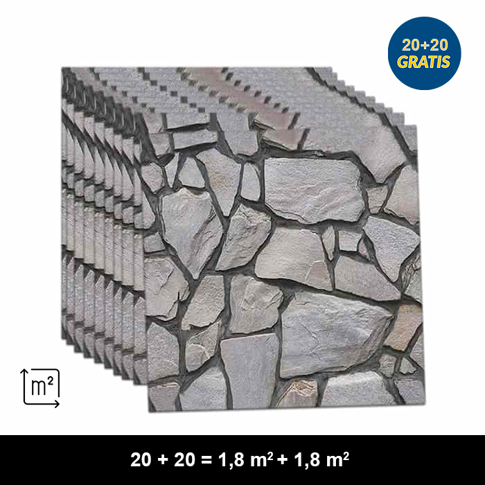 3D tapete s imitacijom kamena