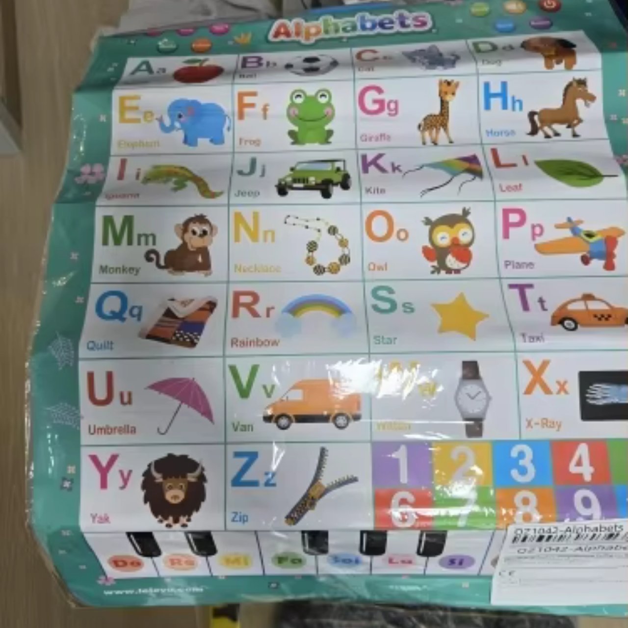 AbcChart, interaktivni poster za učenje engleskog jezika - Image 8