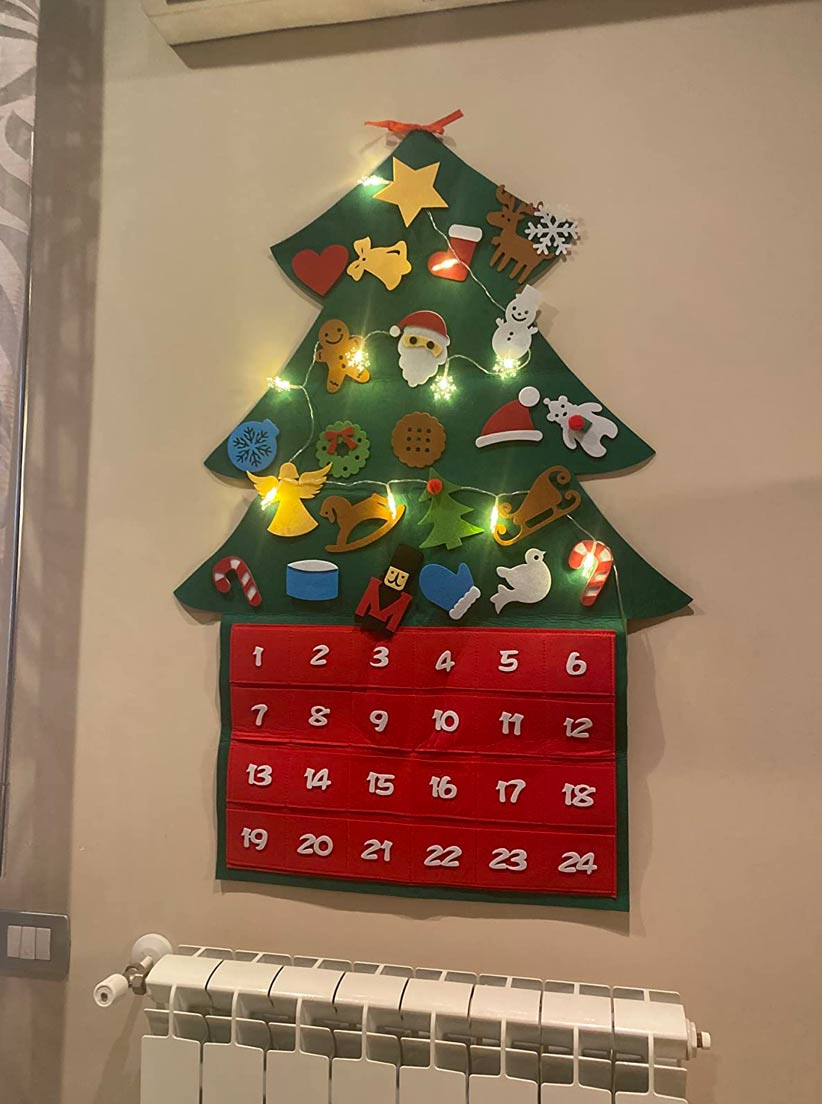 AdventTree, božićno drvce od filca s kalendarom - Image 9