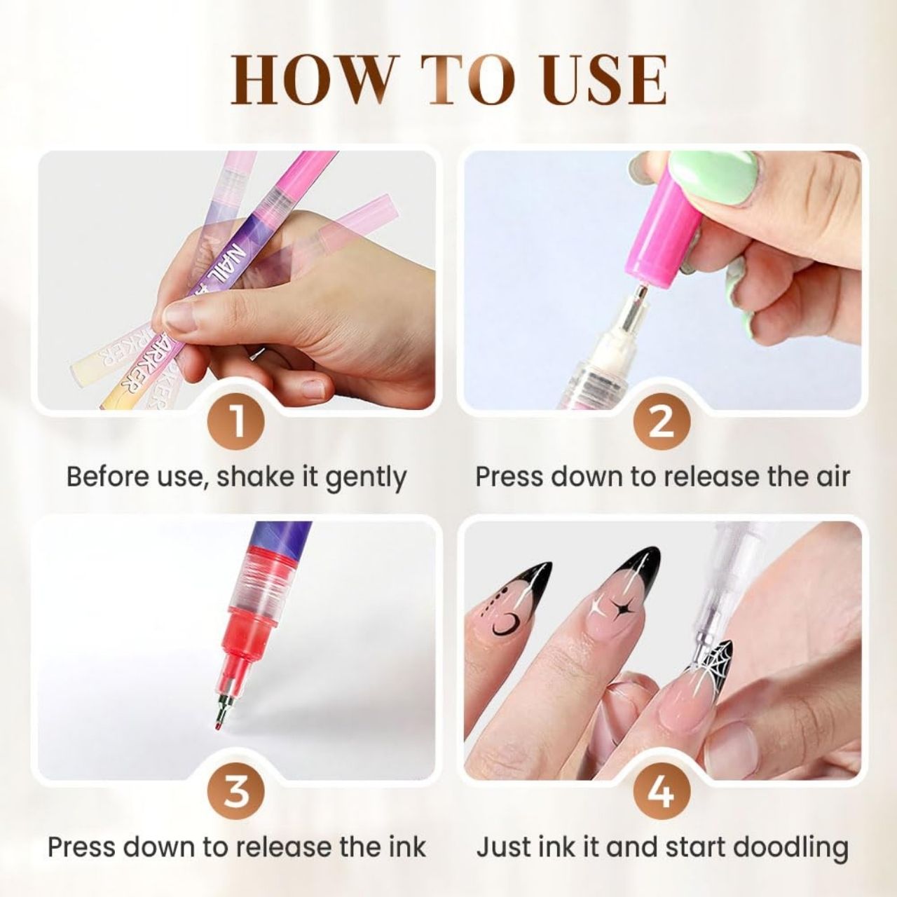 Set obojenih olovaka za oslikavanje noktiju, ArtNails - Image 5