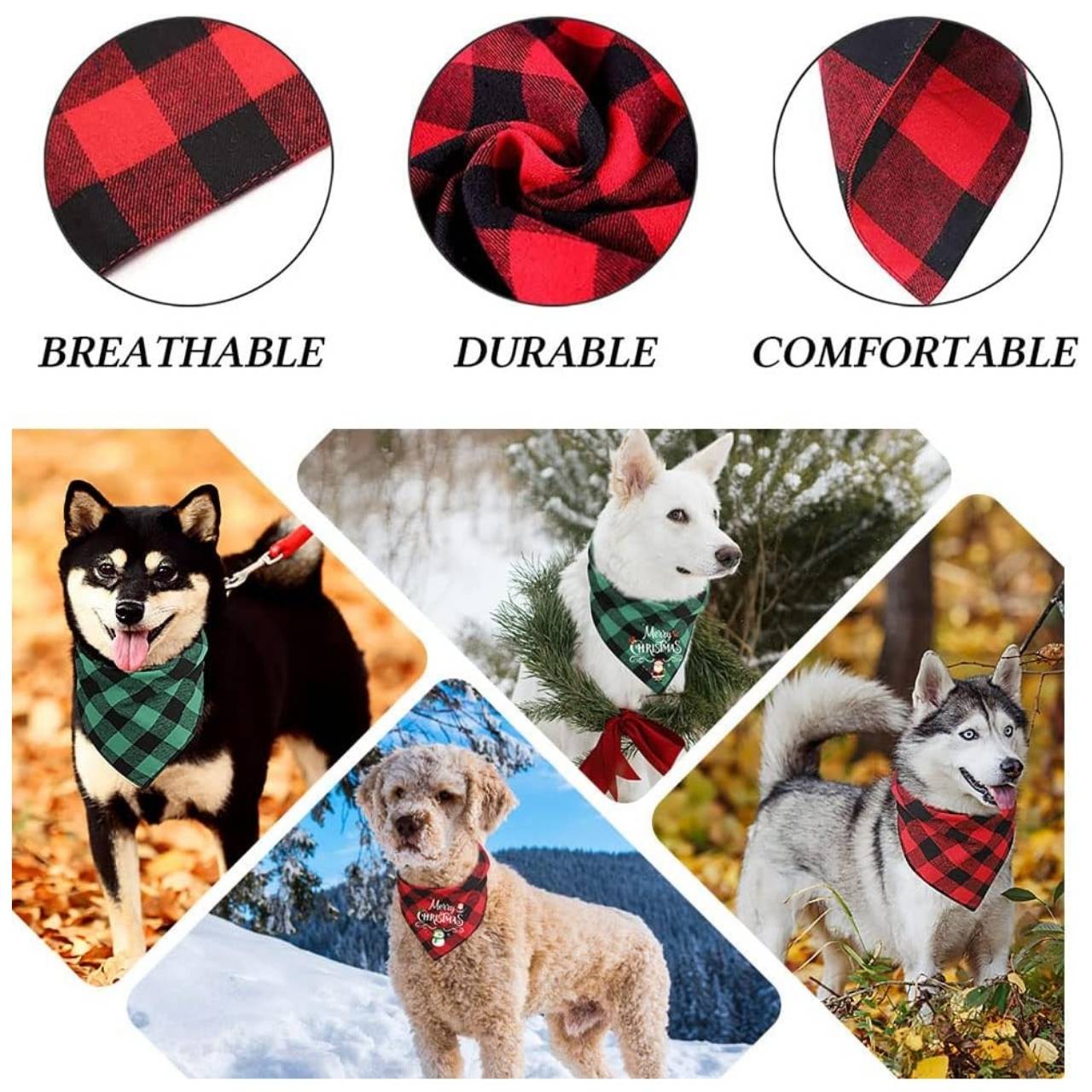 Bandana, božićni šal za pse - Image 4
