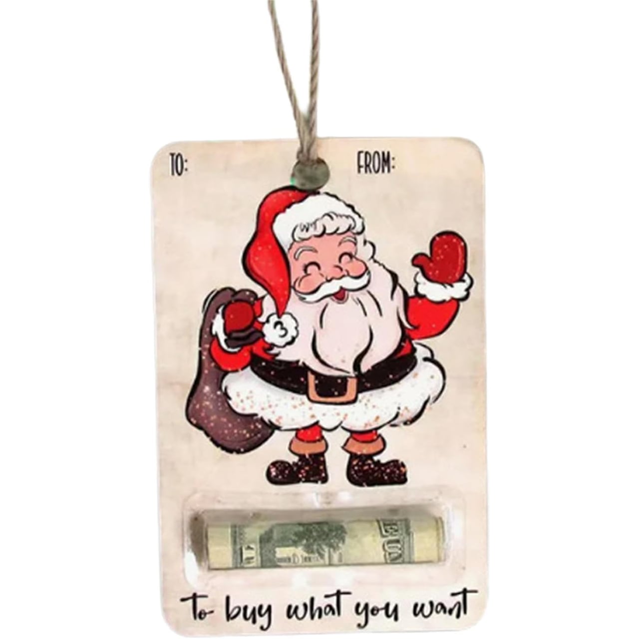 BestGift, božićna čestitka s pretincem za novac (3 komada) - Image 2