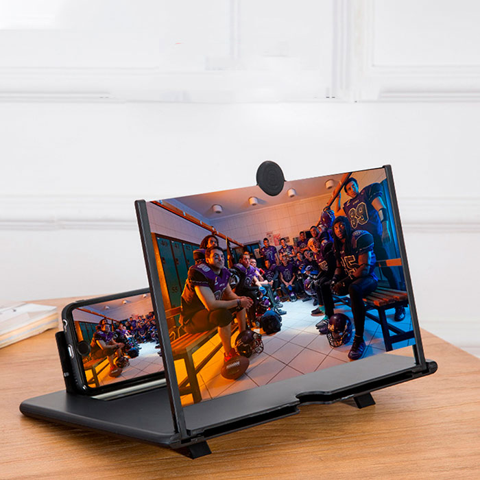 Povećalo za ekran telefona ima najnoviju optičku tehnologiju koja projicira slike, filmove i druge datoteke s vašeg mobilnog uređaja!
