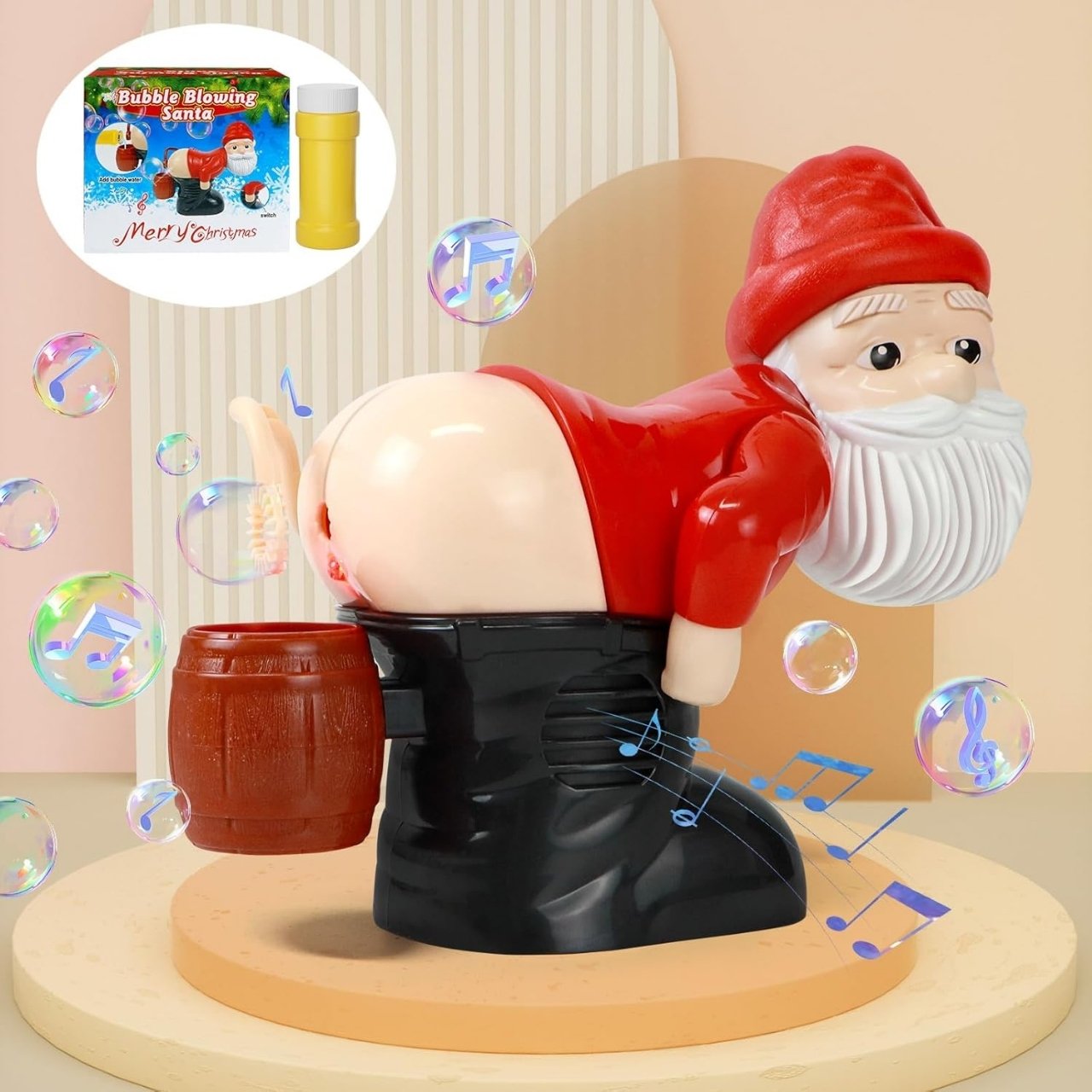 BlowSanta, igračka za puhanje mjehurića sapuna Djeda Božićnjaka - Image 5