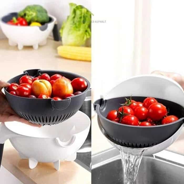 BowlCutter, višenamjenski rezač s dodanim cjedilom i ručnim guljačem - Image 7