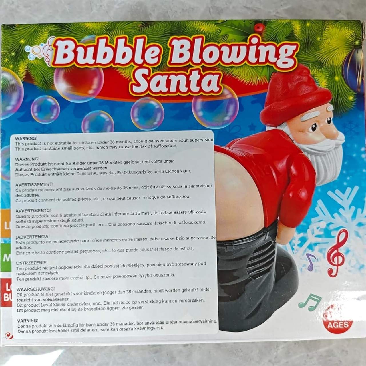 Mjehurići, tekućina za mjehuriće sapunice za igračku BlowSanta - Image 7