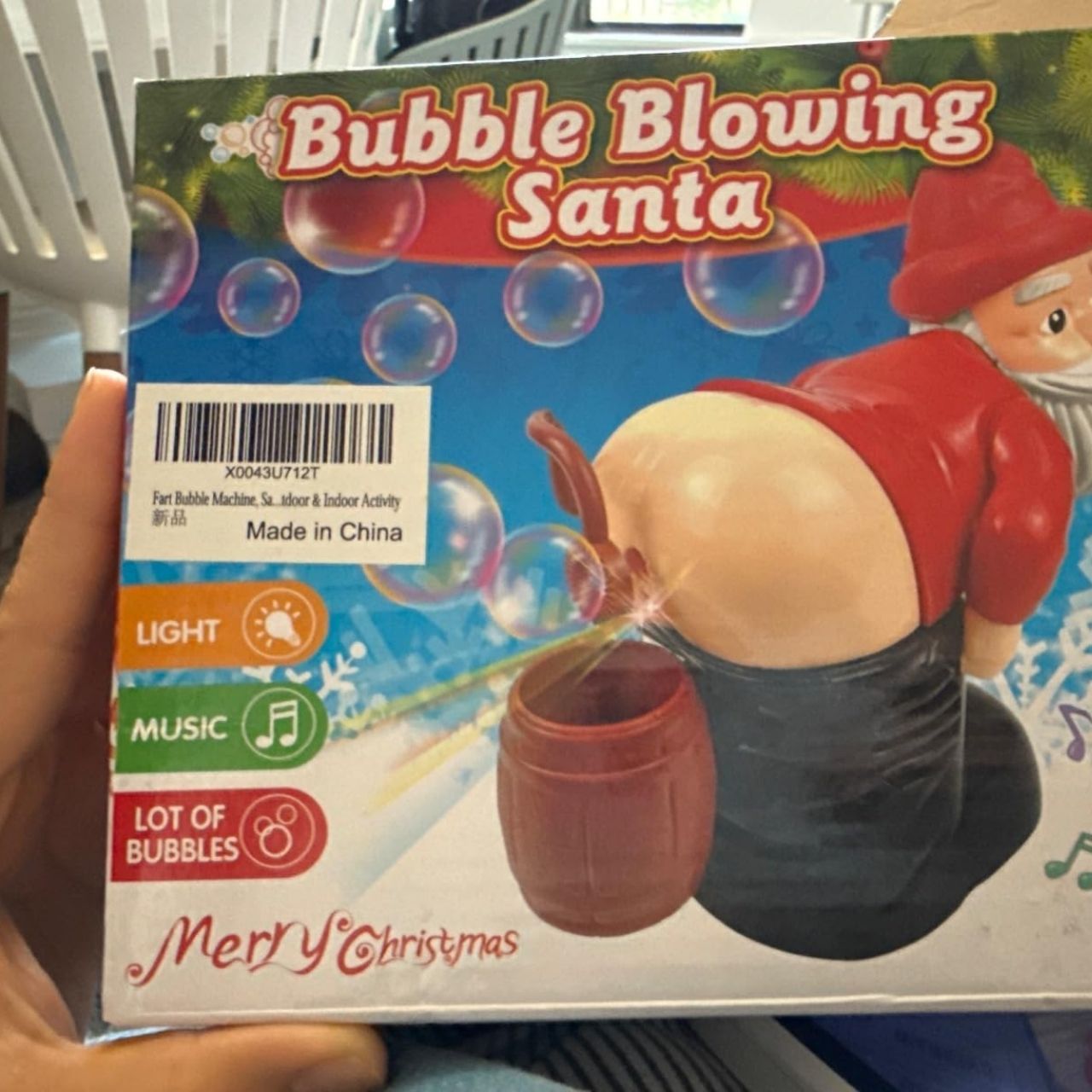 Mjehurići, tekućina za mjehuriće sapunice za igračku BlowSanta - Image 8