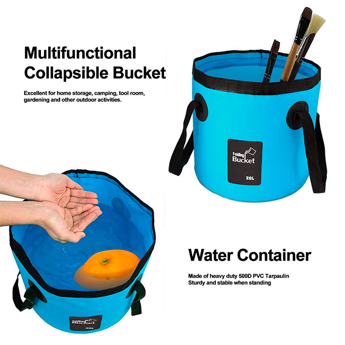 Bucket, preklopna vodootporna torba za kantu (20 litara) - Image 7
