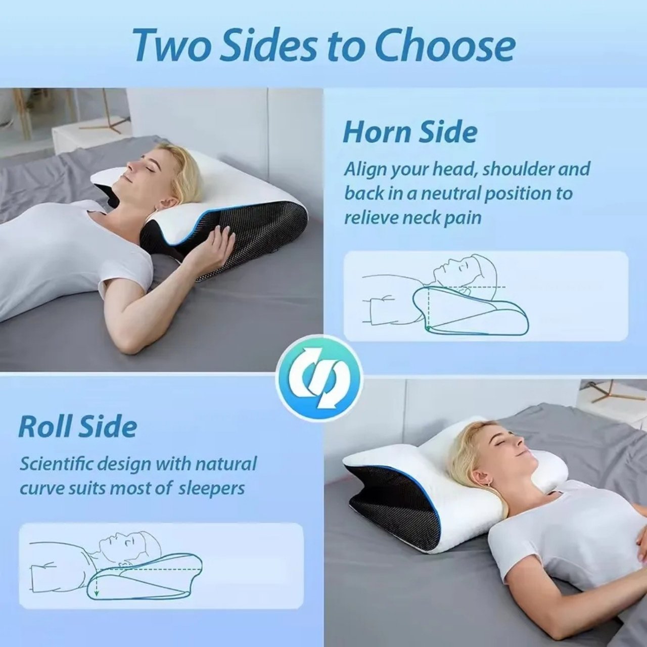 ButterflyPillow, ergonomski jastuk od memorijske pjene - Image 5