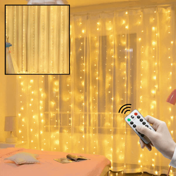 CURTLIGHT, LED svjetlosna zavjesa GlowLights - video