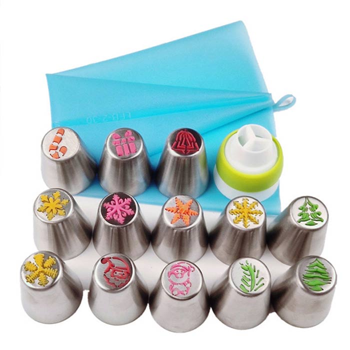 ChristmasNozzles, blagdanske dekoracije za kolače i ostale slastice - Image 6
