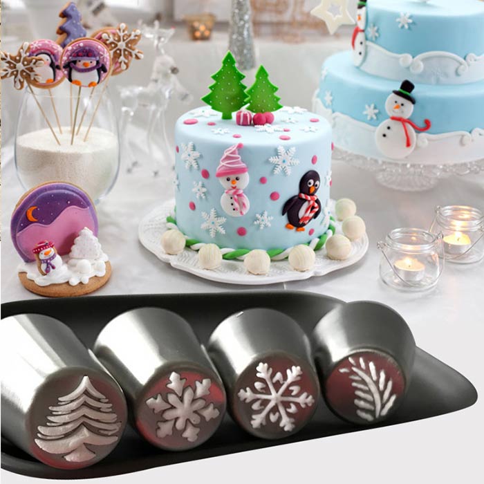 ChristmasNozzles, blagdanske dekoracije za kolače i ostale slastice - Image 7