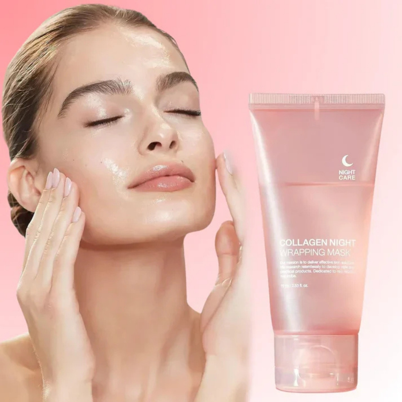 CollagenMask, kolagenska noćna maska za lice s efektom peel-off (1+1 GRATIS ) - Image 8