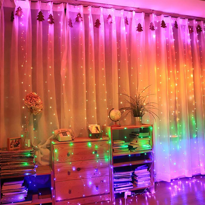 ColorfulCurtain, lagana zavjesa s 300 LED svjetlima u boji - Image 4