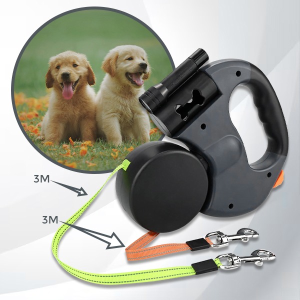DDR-TST, Dvostruki povodac za pse FlexiPaws - Image 9