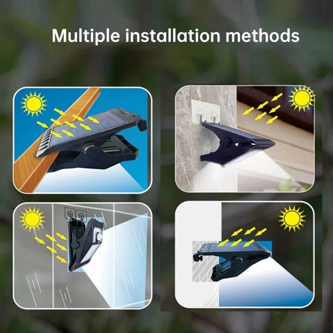 DeckClip, solarno vrtno svjetlo s klipom i senzorom pokreta - Image 9