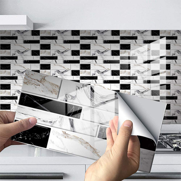 DecorWallpaper, trodimenzionalne zidne naljepnice kao imitacija pločica (12 kom.) - Image 4