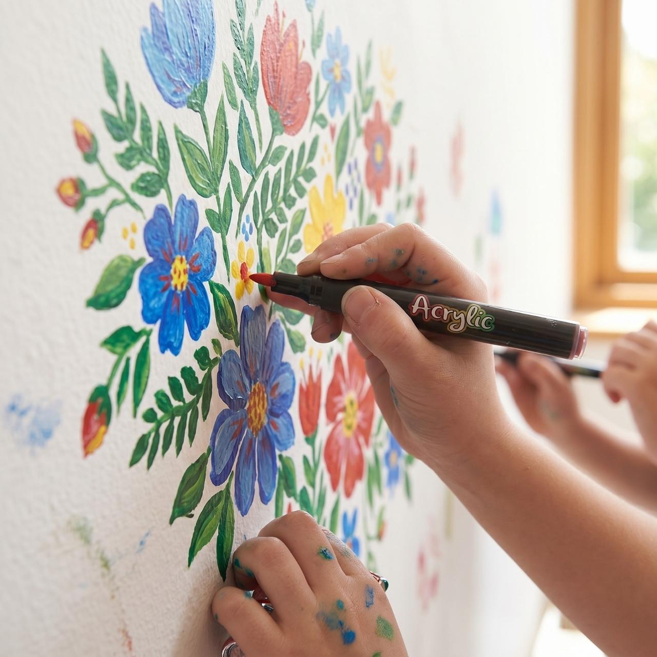 PaintAcrylic, acrylic markers (12 pieces) - Image 5