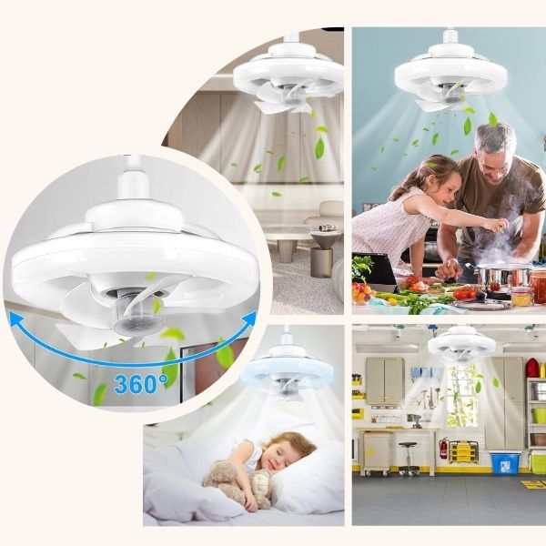 FANLIGHT, Ventilator s LED svjetlom - Image 6
