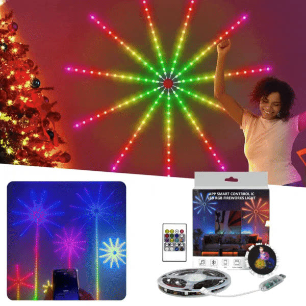 FIREWORK, Pametne LED dekorativne lampice - video