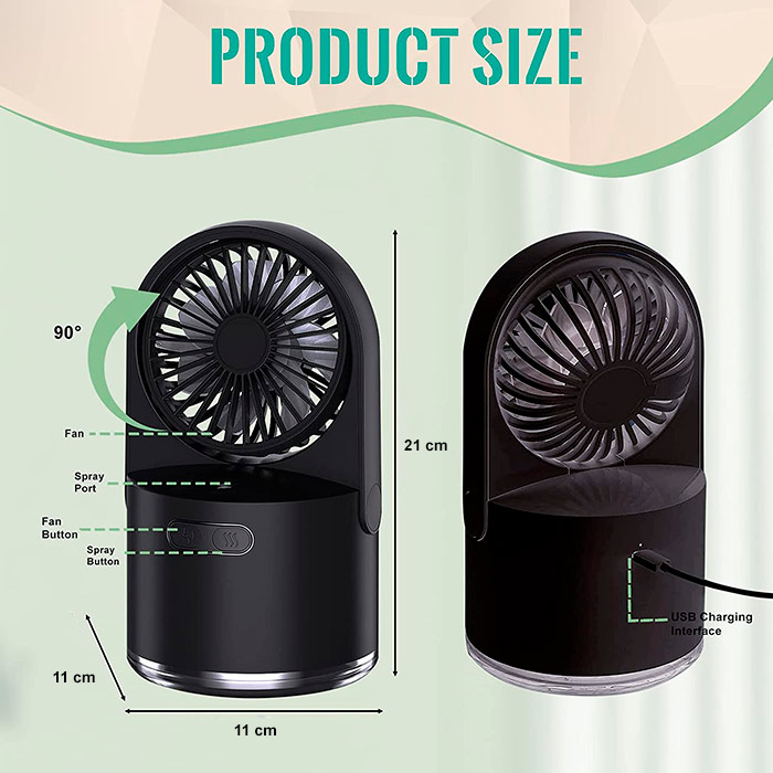 FanMist, ventilator koji hladi i vlaži prostoriju - Image 2