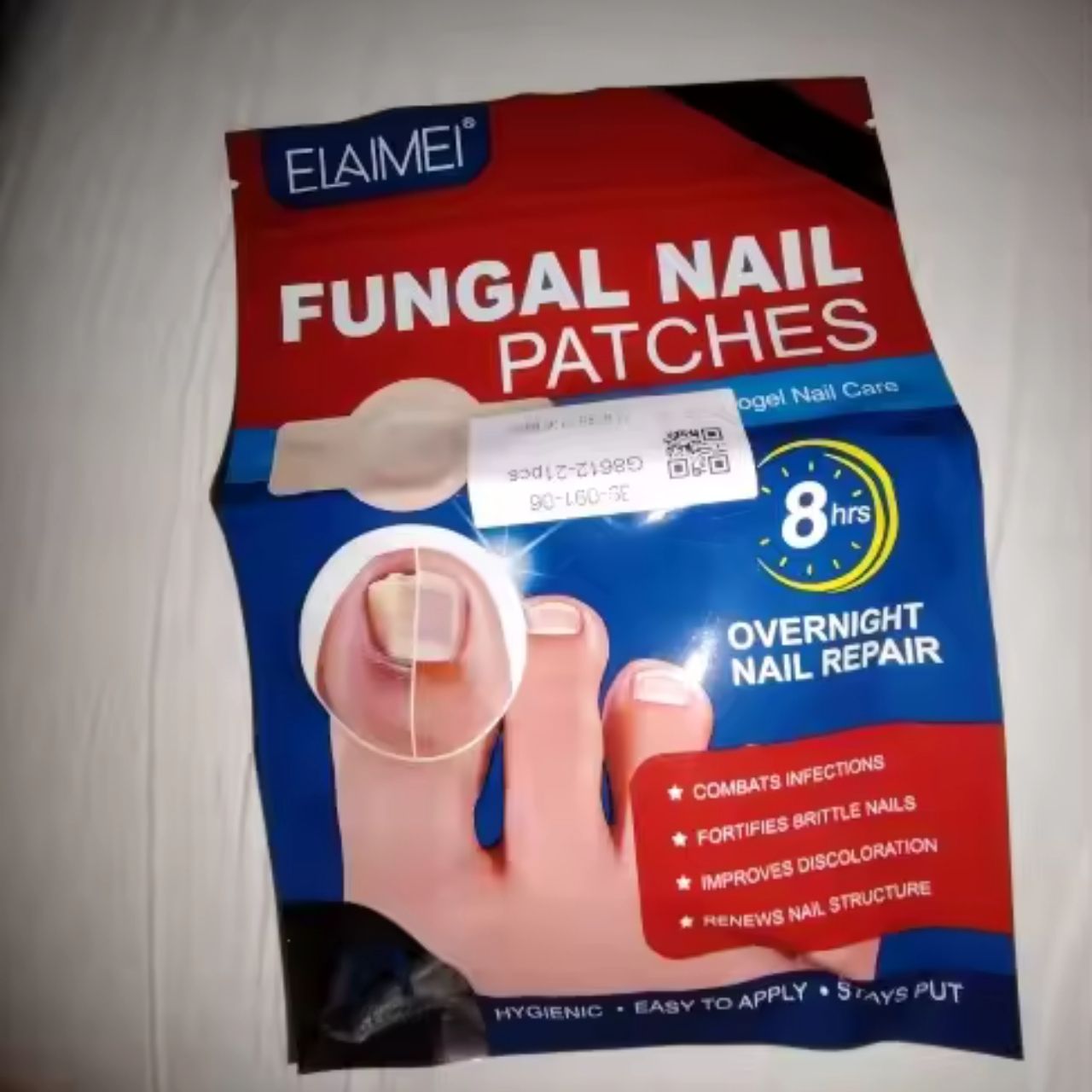 FungalPatches, obnavljajuće flastere za njegu oštećenih noktiju (21 kom.) - Image 6