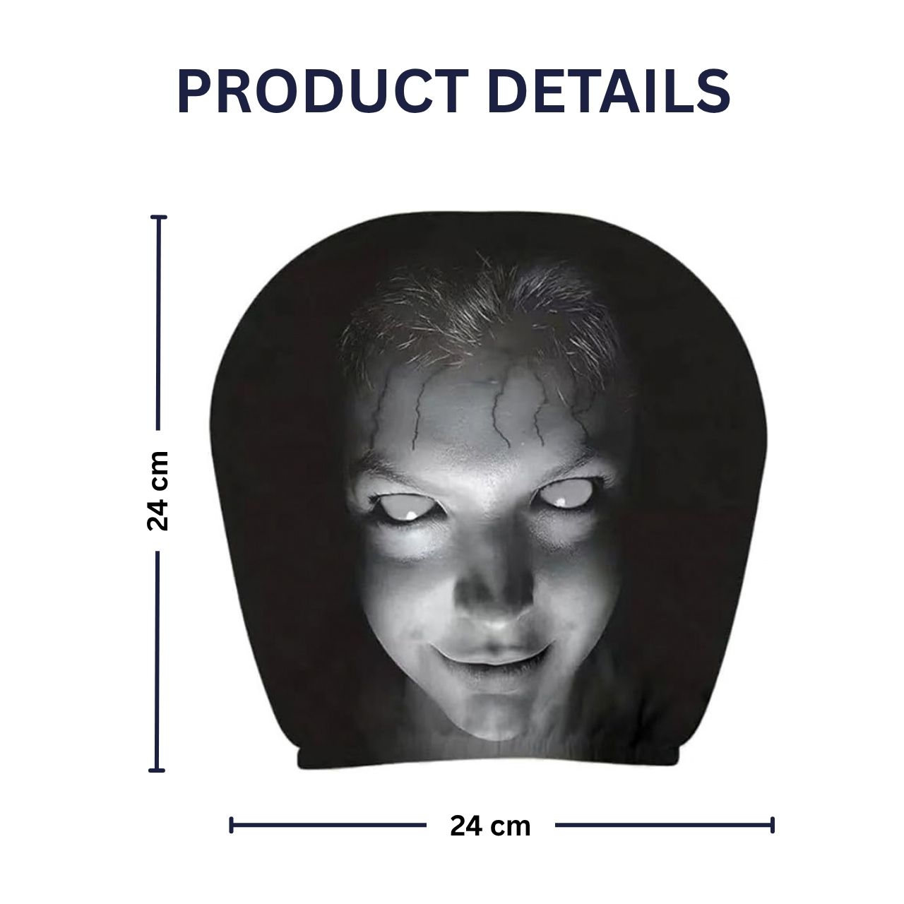 Strašne navlake za naslone za glavu u automobilu (2 komada), GhostFace - Image 4