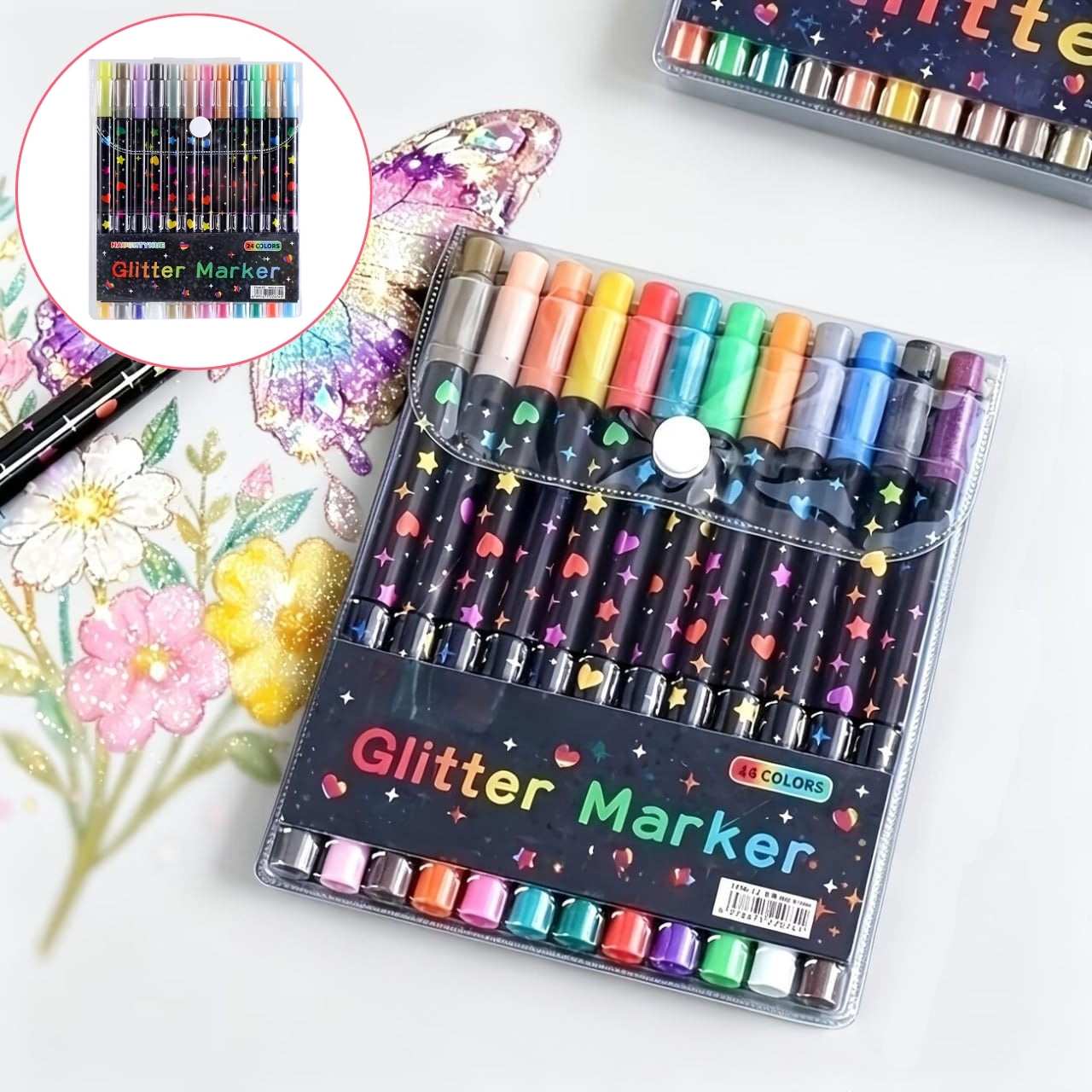 Glitter Markeri, GlitterMarkers - Image 4