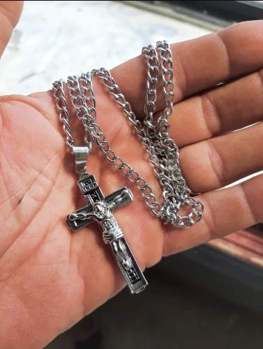 JesusNecklace, srebrna ogrlica s Isusom - Image 3