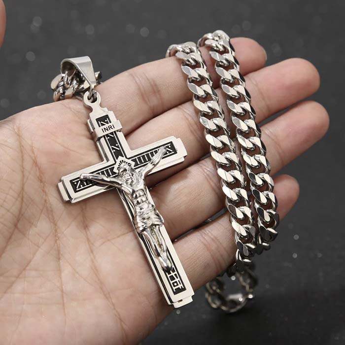 JesusNecklace, srebrna ogrlica s Isusom - Image 5