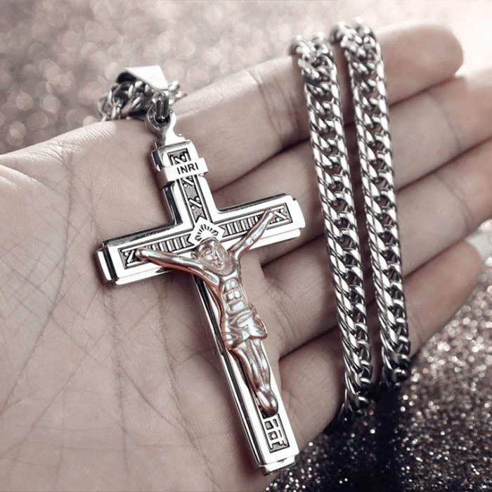 JesusNecklace, srebrna ogrlica s Isusom - Image 7