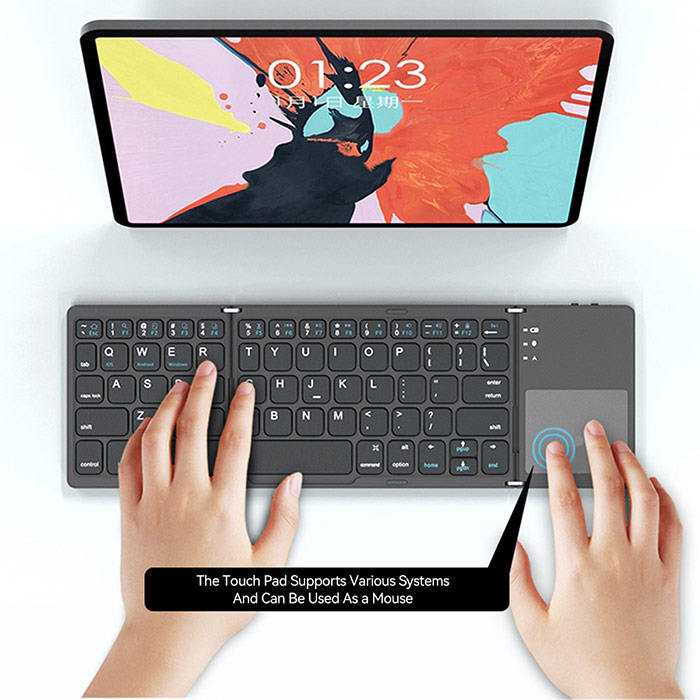 Tipkovnica je kompatibilna s Windowsom, Androidom, iOS-om i Macom, i jednostavno se povezuje s vašim pametnim uređajem putem Bluetootha!