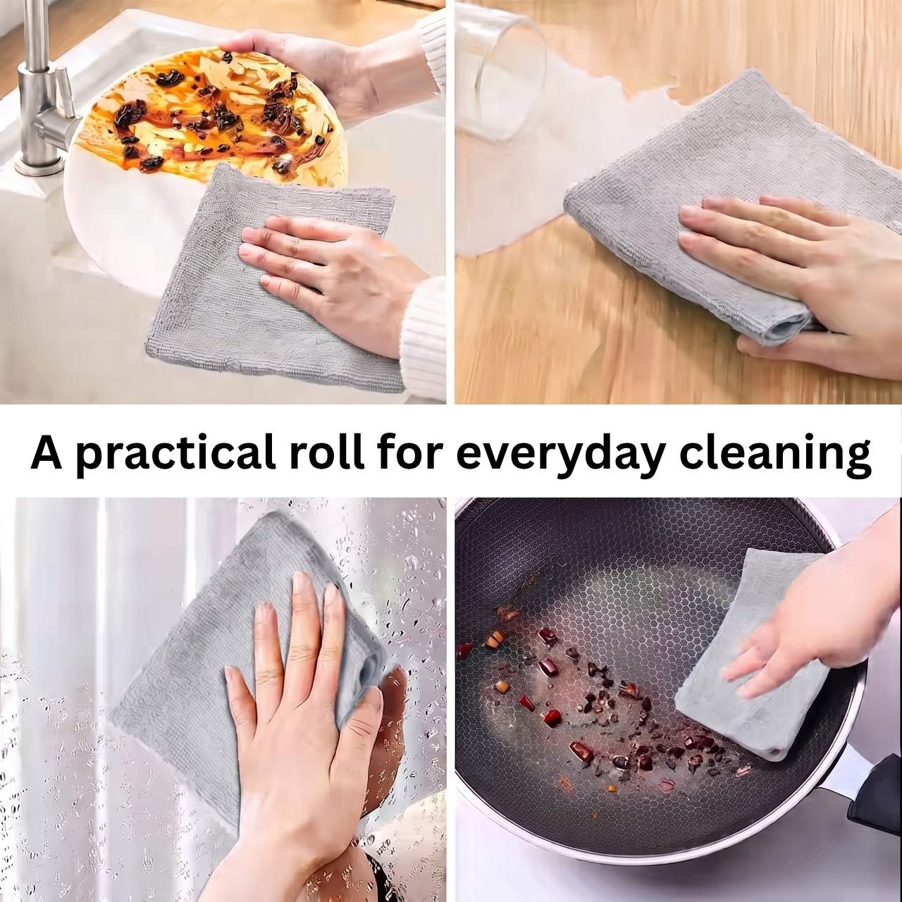 Krpe od mikrovlakana za čišćenje u roli (30 komada), KitchRoll - Image 9