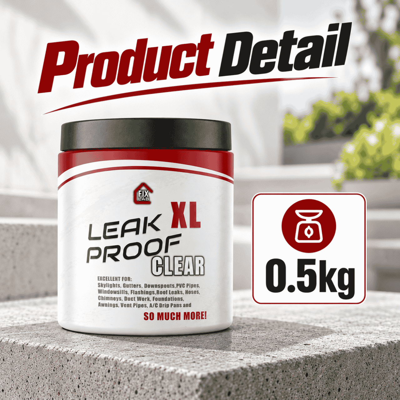 Prozirni premaz za brtvljenje pukotina, LeakProof - Image 9