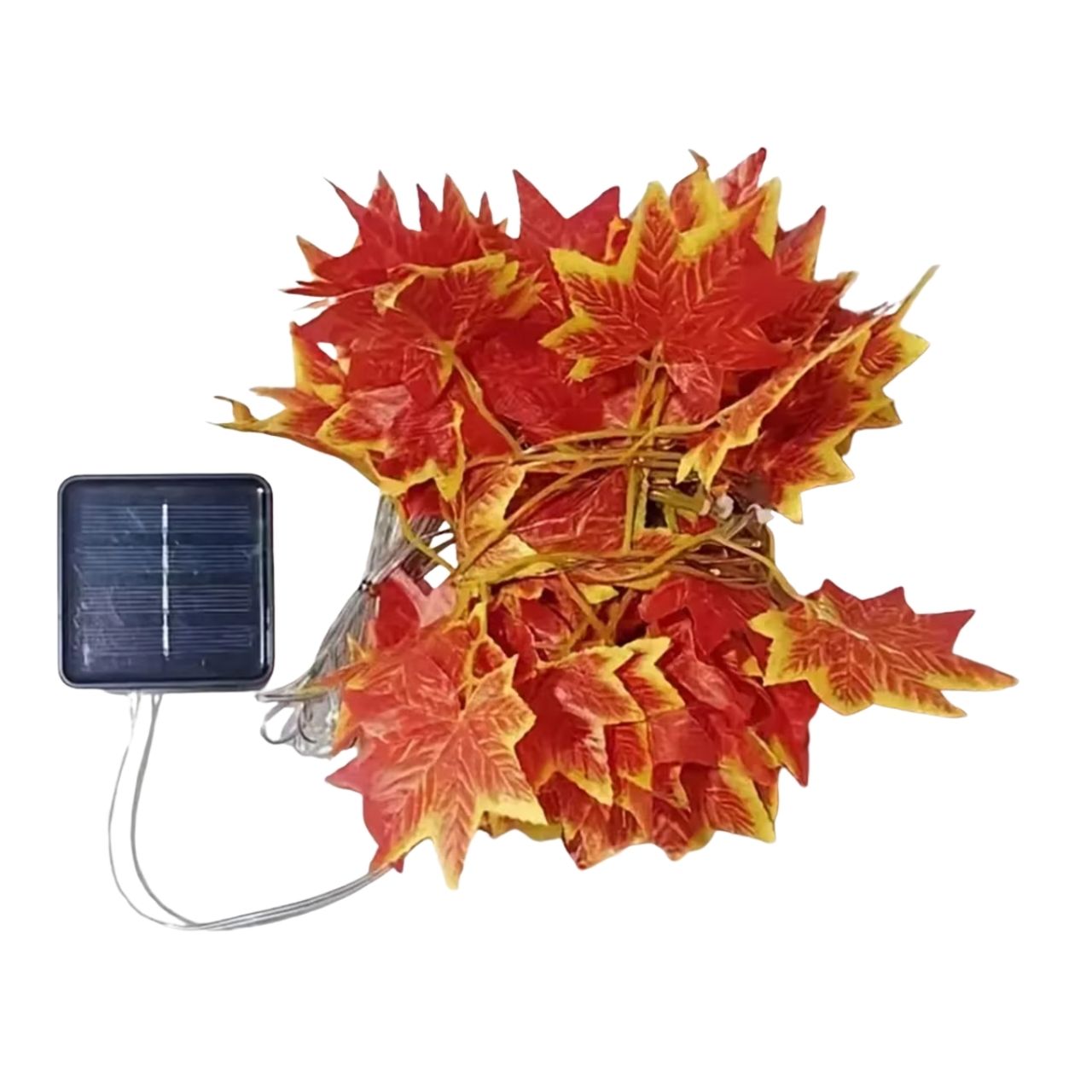 Solarna LED svjetlosna girlanda s jesenskim lišćem, MapleLeaf - Image 6