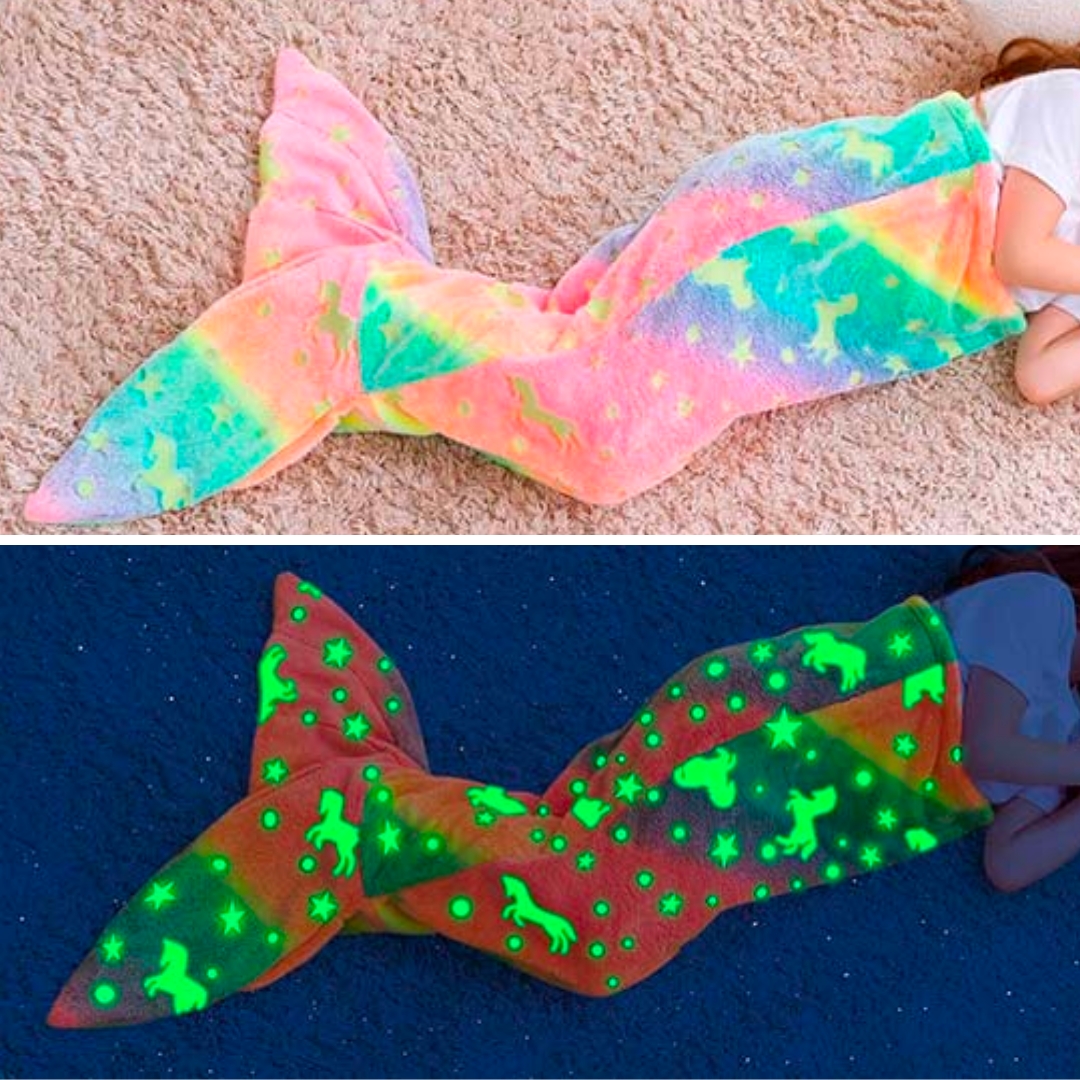 MermaidBlanket, deka za djecu u obliku repa sirene - Image 4