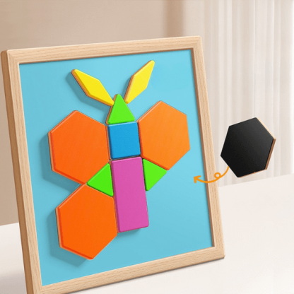 PUZZGEO, Magnetni drveni puzzle set (225 komada) - Image 3
