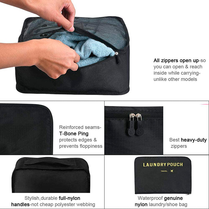 PackingBags, putne torbe za organizaciju u kofera i ruksaka (6 komada) - Image 5