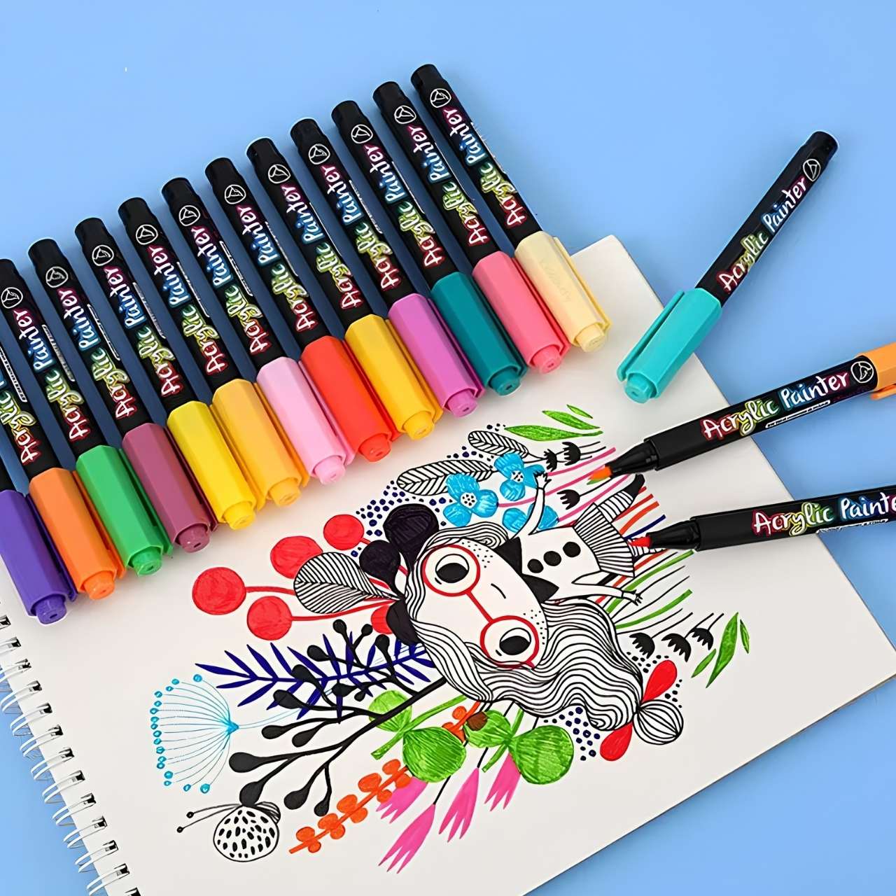 PaintAcrylic, akrilni markeri (12 komada) - Image 9