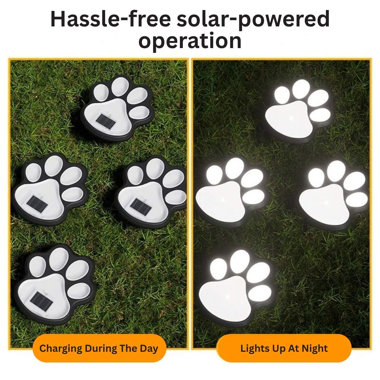 Solarne LED svjetiljke u obliku šapa, Paws - Image 7