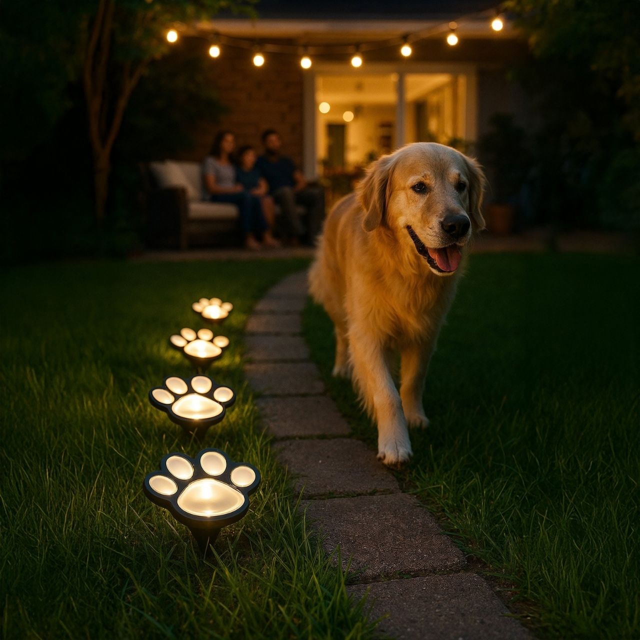 Solarne LED svjetiljke u obliku šapa, Paws - Image 10