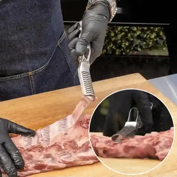 RibRemover, alat za uklanjanje membrane s rebara s uključenom četkom za čišćenje - Image 10