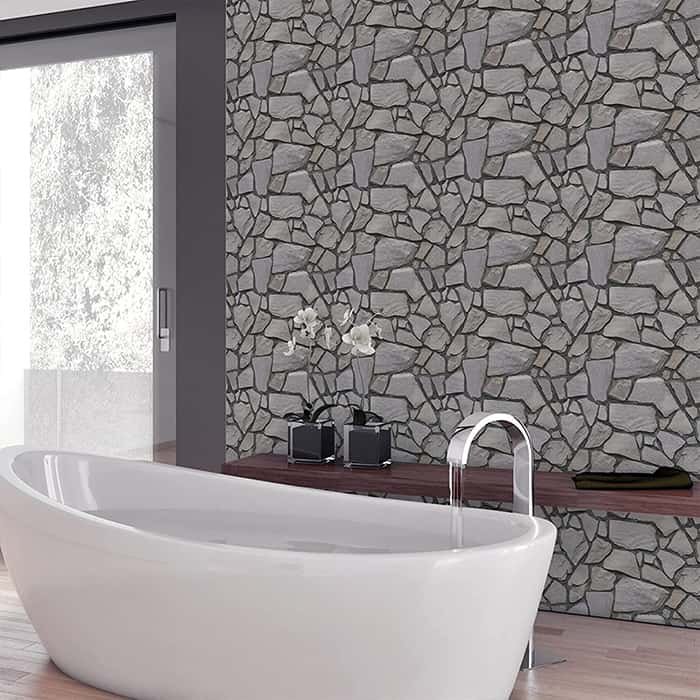 RocksWall, trodimenzionalne zidne naljepnice s efektom kamena (10 kom.) - Image 5