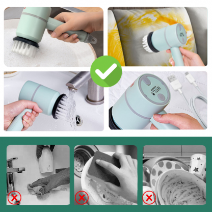 SCRUBBER, Bežični komplet električnih četk za čišćenje - Image 4