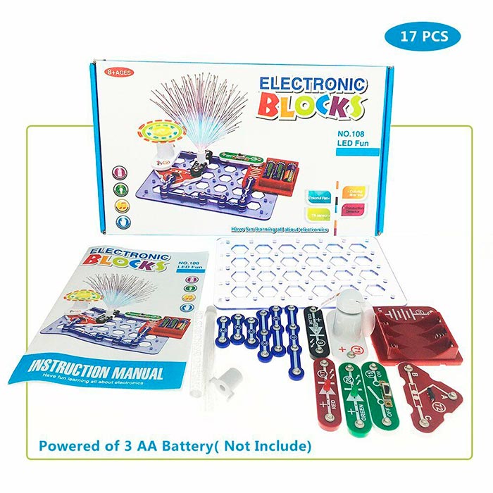 ScienceKit, didaktička igračka u kojoj dijete uči osnove elektriciteta (17-dijelni svijet) - Image 2