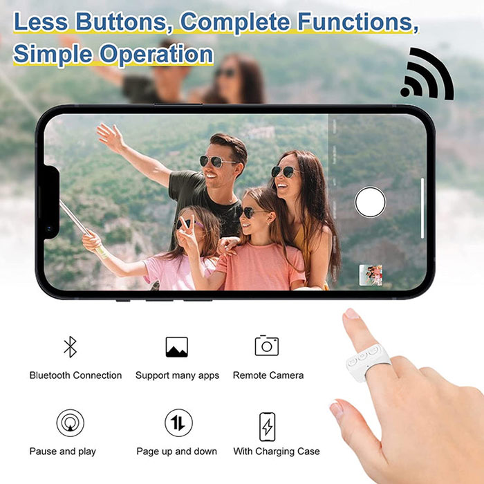 ScrollControl, Bluetooth daljinski upravljač s praktičnom kutijom za punjenje - Image 3