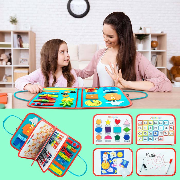 SensoryBook, didaktička igračka s 7 različitih aktivnosti - Image 3
