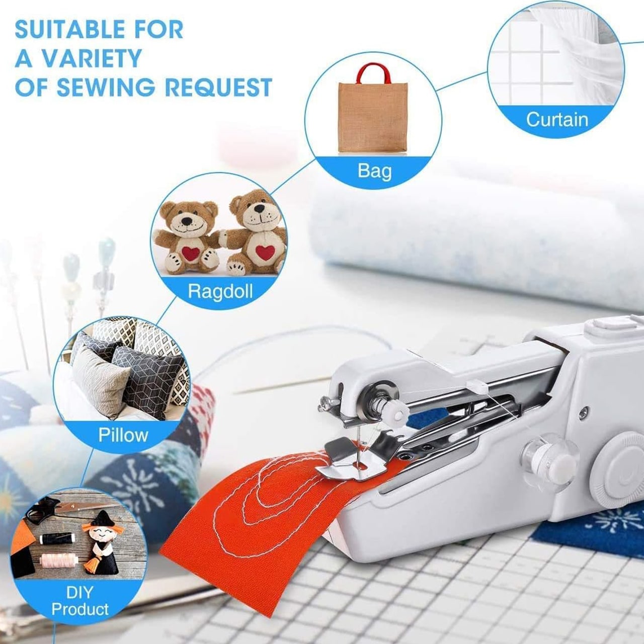 Šivaća mašina je odličan izbor za brze popravke poderane odjeće.