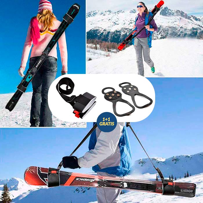 SkiBundle, remen za nošenje skija + univerzalni dereze BESPLATNO - Image 2