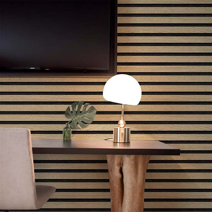 SlatWall, samoljepljiva naljepnica s izgledom prirodnog drva (300 x 45 cm) - Image 6